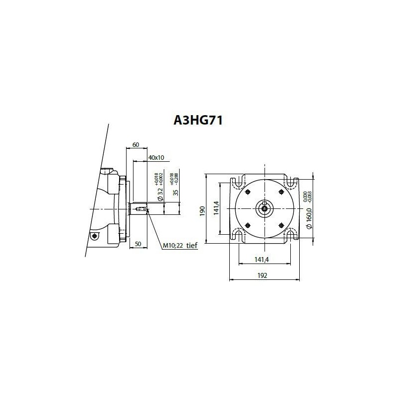 Aluminium Pumpenträger und Stahl Klauenkupplungen PT