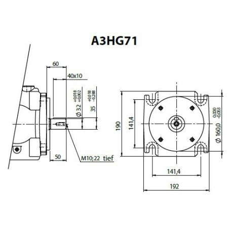 Aluminium Pumpenträger und Stahl Klauenkupplungen PT