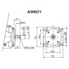 Aluminium Pumpenträger und Stahl Klauenkupplungen PT