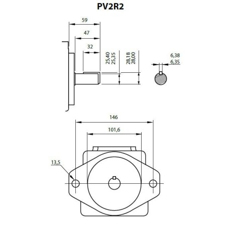 Aluminium Pumpenträger und Stahl Klauenkupplungen PT/RV