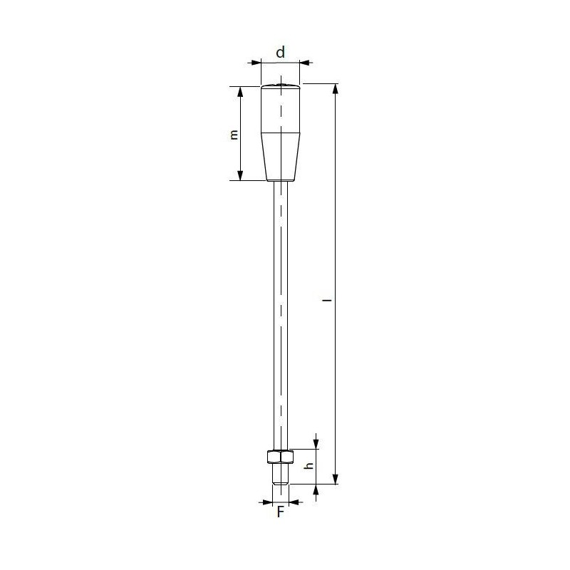 Handhebel M8-M12, AL01 Walvoil