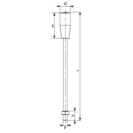 Handhebel M8-M12, AL01 Walvoil