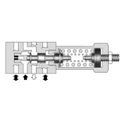 Druckfolgeventil Cetop 03 - NG6 Yuken Hydraulics