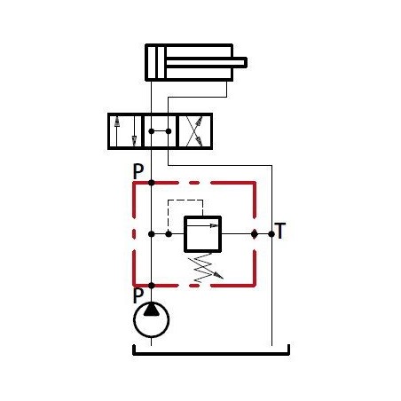 Druckbegrenzungsventil Walvoil Walvoil