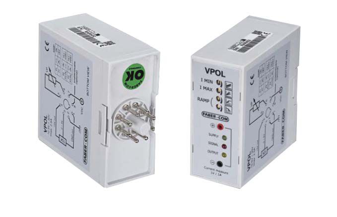 Proportionalverstärker VPOL für 1 Magnet - Schaltschrankeinbau + Stecker