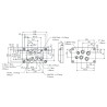 Grundplatte Cetop 07 - NG16 350bar 3/4"  Anschlüsse P, A, B, T Yuken Hydraulics
