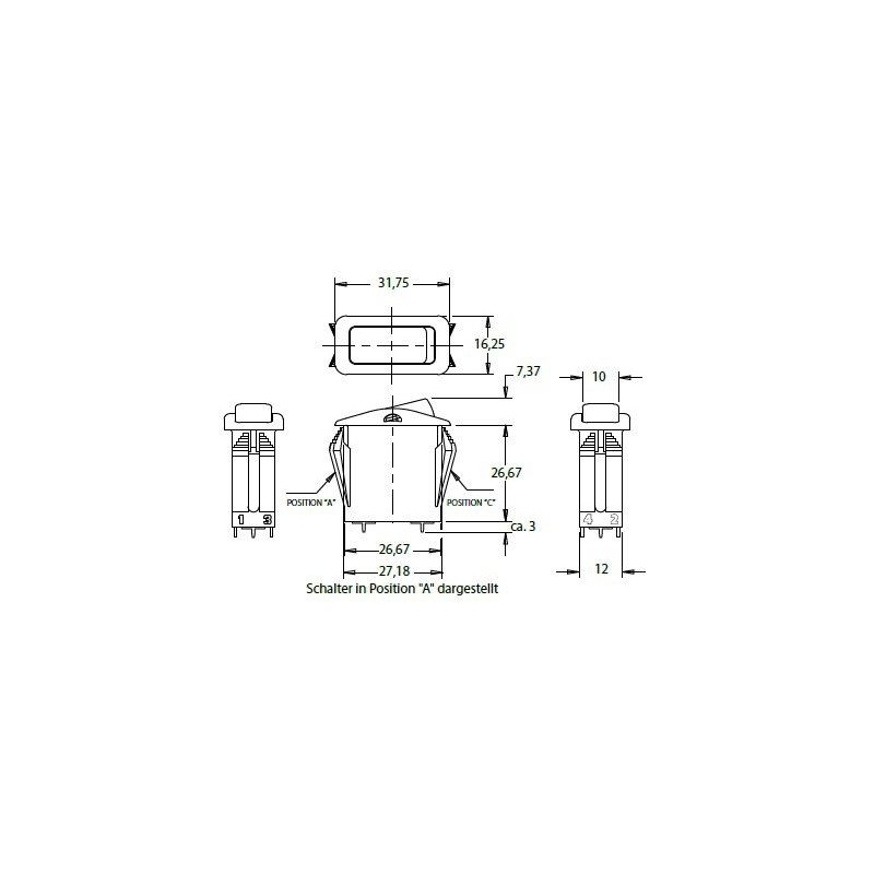 Joystick P Serie Druckschalter Walvoil