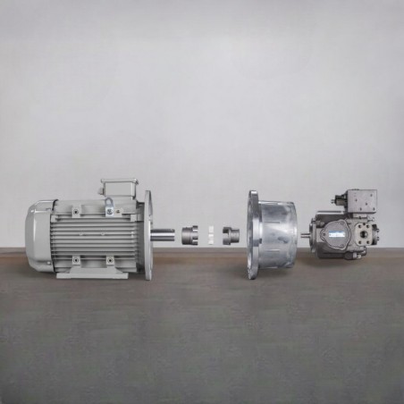 Aluminium Pumpenträger und Stahl Klauenkupplungen PT Hydraulic Master