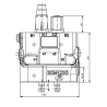 SDM122 / DLM122, Frontladerventil 80 l/min, Konstant-/LS-Pumpe - Walvoil