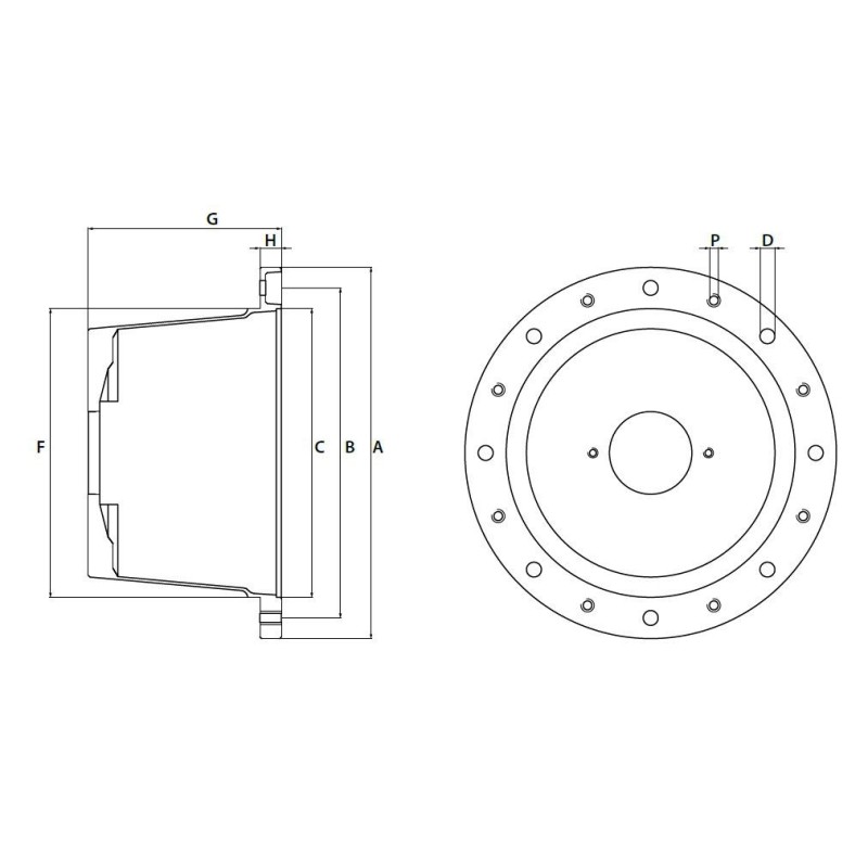 Aluminium Pumpenträger und Stahl Klauenkupplungen PT Hydraulic Master