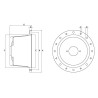 Aluminium Pumpenträger und Stahl Klauenkupplungen PT Hydraulic Master