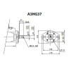 Aluminium Pumpenträger und Stahl Klauenkupplungen PT Hydraulic Master
