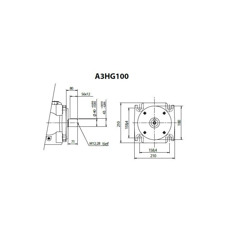 Aluminium Pumpenträger und Stahl Klauenkupplungen PT Hydraulic Master
