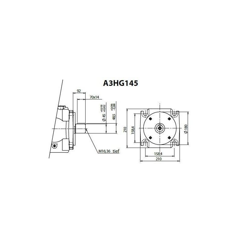 Aluminium Pumpenträger und Stahl Klauenkupplungen PT Hydraulic Master