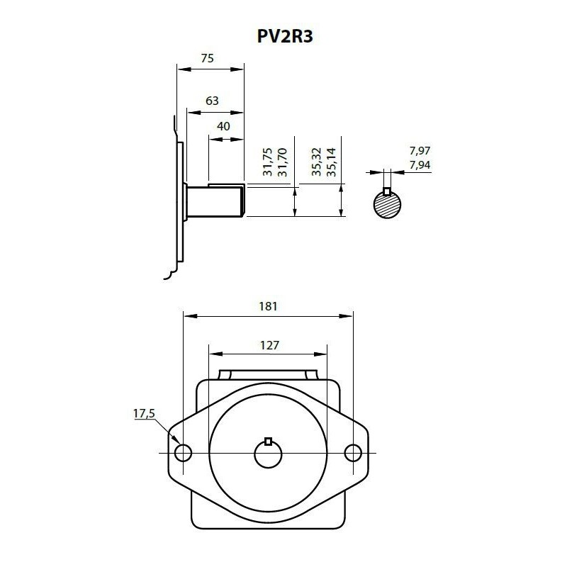 Aluminium Pumpenträger und Stahl Klauenkupplungen PT/RV Hydraulic Master