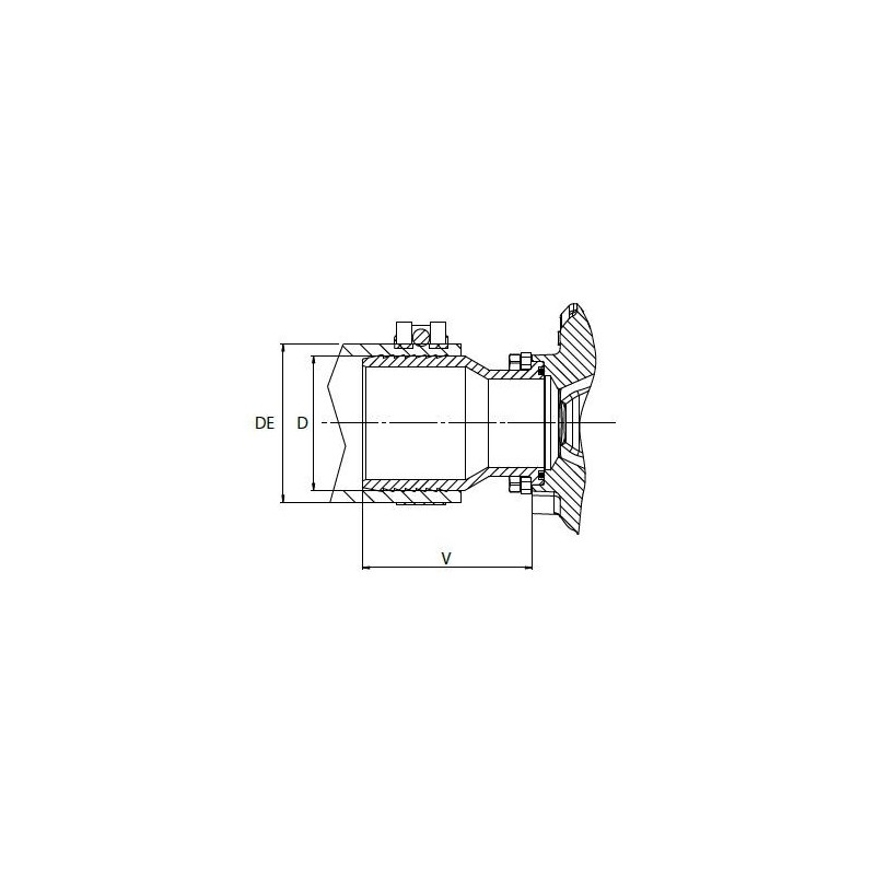 Saugstutzen für PPV Pumpen Hydraulic Master