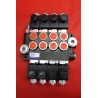 DIRECTIONAL CONTROL VALVE 4-SPOOL HYDRAULIC SOLENOID 50 L/MIN 13GPM 12VDC