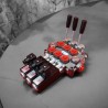 Galtech Q95 3 Sektionen Wegeventil 120 L/Min 31 GPM Elektrisch Solenoid 24V + Hebel
