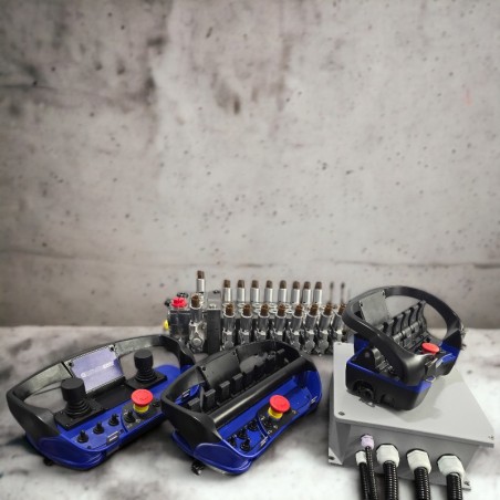 Proportional Valve Walvoil DPX160/100 with Scanreco G2B Up to 24 Functions
