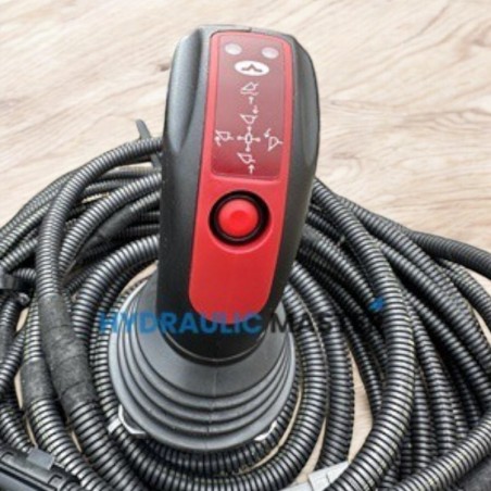 Electric Proportional Joystick + 3rd Function Tractor Loader with Walvoil SDM Open center 3 function 90 l/min