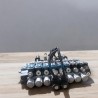 Forest trailer Hydraulic valve 8 functions 2 joysticks 90 l/min 24 gpm  12V Hiab Parma BMF Beha