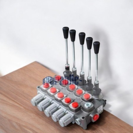 Galtech Q95 5 Sections Directional Control Valve 120 l/min 32 GPM With Levers