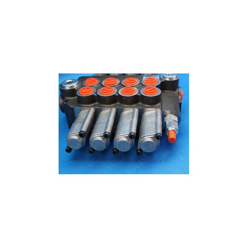 Steuerventil 4 Sektionen 80 L/Min Mit 4 Schwimmsektionen + Joystick