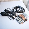 Steuerventil 4 Funktionen + 4 Schwimm Abschnitte 40 l/min 2 Joysticks Mit Tasten