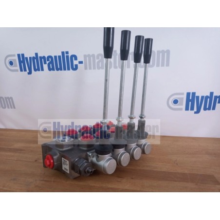 Monoblock-wegeventil Q95 4 Sektionen 120 l/min mit Hebel