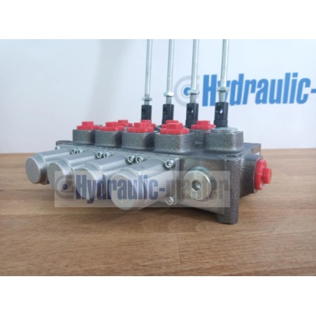 Monoblock-wegeventil Q95 4 Sektionen 120 l/min mit Hebel
