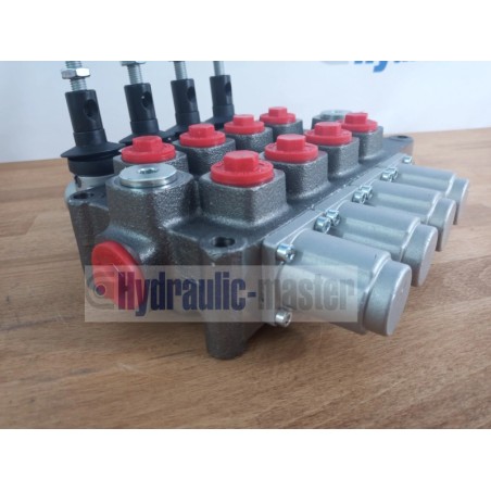 Monoblock-wegeventil Q95 4 Sektionen 120 l/min mit Hebel