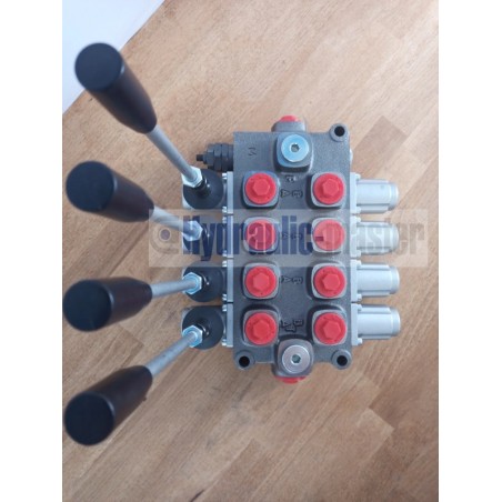 Monoblock-wegeventil Q95 4 Sektionen 120 l/min mit Hebel