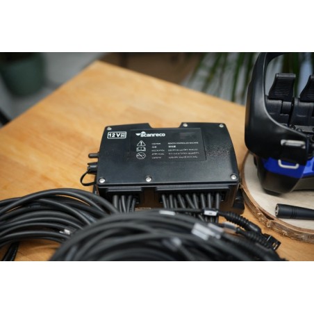 Scanreco RC 400 Fernbedienung mit 5 Funktionen + DPX100 Ventil 12 V für Baumstumpffräse