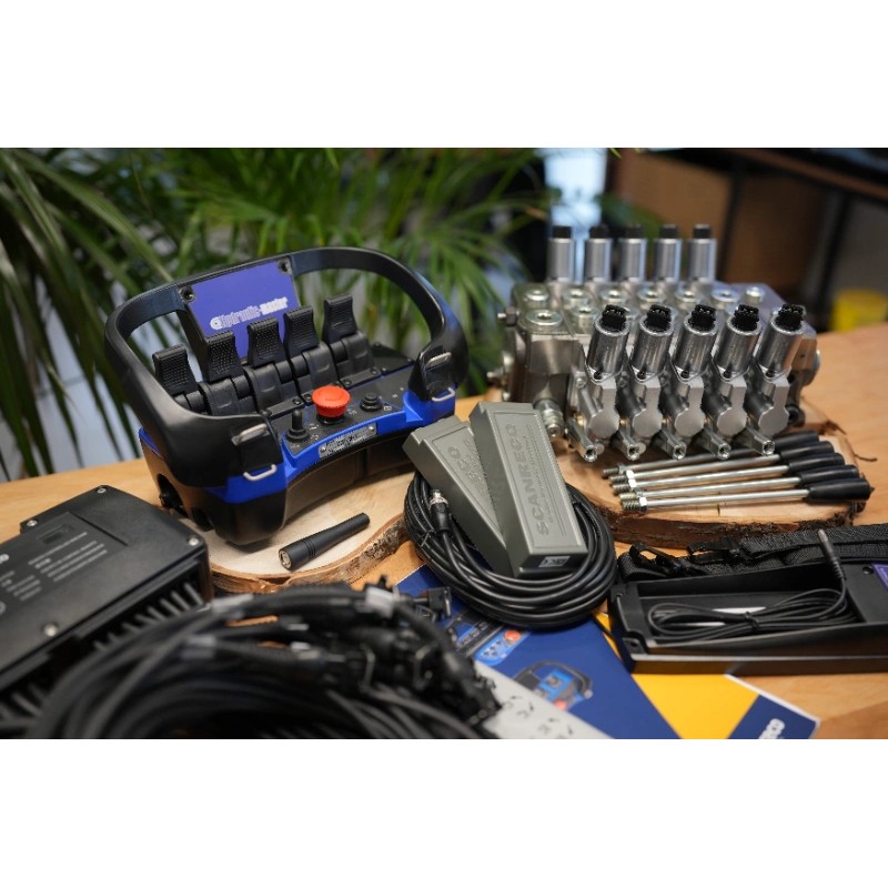 Ersatzteilset für den LKW-Kran Palms Scandic Forsteri – RC 400, 5 Funktionen