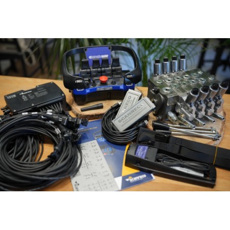 Scanreco 4-Funktionen-Fernbedienung + DPX 100-Ventil 24V Plug-&-Play-Set