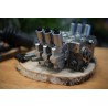 Walvoil DPX100 Hydraulikventil mit 3 Abschnitten und 1 Proportional-Joystick