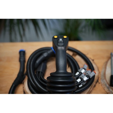 Walvoil DPX100 Hydraulikventil mit 3 Abschnitten und 1 Proportional-Joystick
