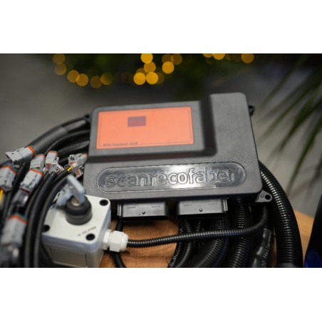2 JC-Joysticks + Scanreco-Fernsteuerung mit DPX 100 für die Forstwirtschaft
