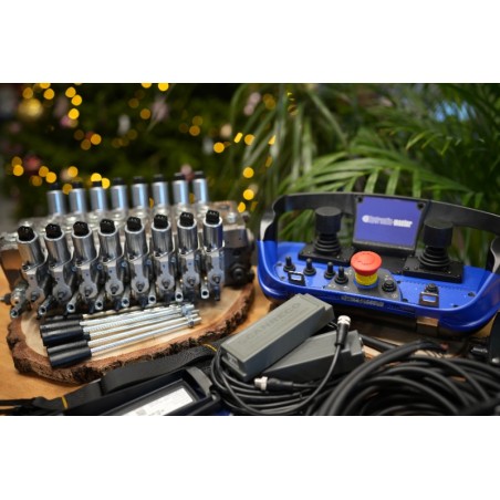 Scanreco RC 400 Maxi + 2 Joysticks und DPX 100-Ventil für die Forstwirtschaft