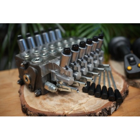 Walvoil DPX 100 Hydraulikventil mit 2 Proportional-Joysticks, 6 Funktionen