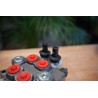 Elektromagnetisches Steuerventil Q75 2-Spool, 90 L/Min  Elektrisch Solenoid 12V + Hebel