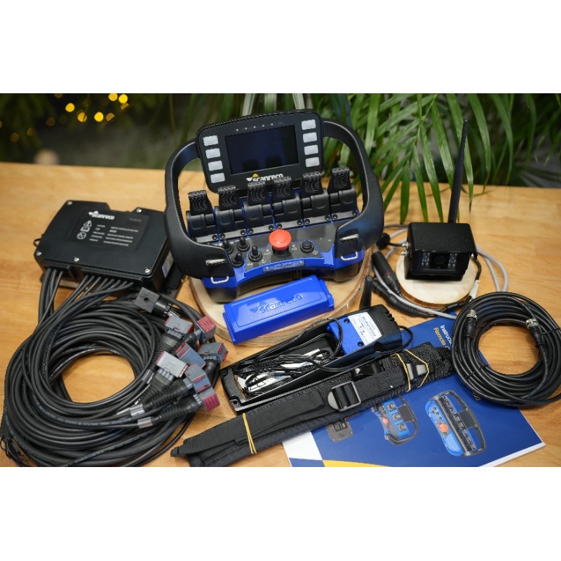 Scanreco G2B Mini-Fernbedienung mit 6 Funktionen und LCD-Display für Danfoss AMP