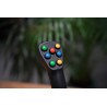 4 Postion Joystick With  Buttons For 5 Spool Valve 12/24 V On/Off DIN Plugs Complete Wires Kit