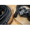 4 Postion Joystick With  Buttons For 5 Spool Valve 12/24 V On/Off DIN Plugs Complete Wires Kit