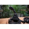 4 Postion Joystick With  Buttons For 5 Spool Valve 12/24 V On/Off DIN Plugs Complete Wires Kit
