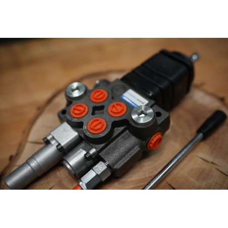 HYDRAULIKVENTIL 40 L/MIN (11GPM) 2 SEKTIONEN MIT JOYSTICK + SCHWIMMFUNKTION FÜR KOYKER LADER