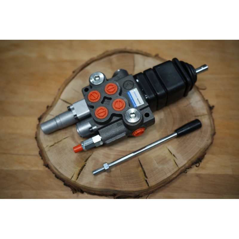 HYDRAULIKVENTIL 40 L/MIN (11GPM) 2 SEKTIONEN MIT JOYSTICK + SCHWIMMFUNKTION FÜR KOYKER LADER