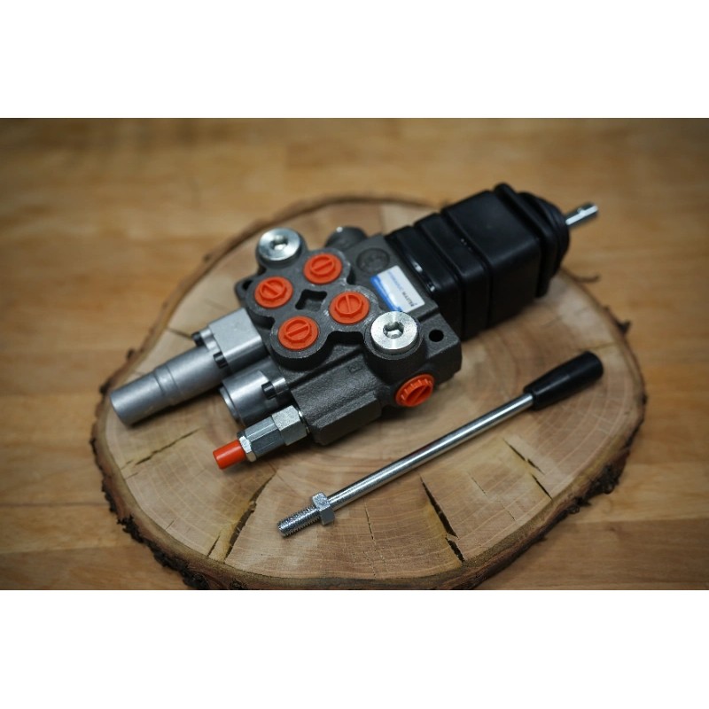 HYDRAULIKVENTIL 40 L/MIN (11GPM) 2 SEKTIONEN MIT JOYSTICK + SCHWIMMFUNKTION FÜR KOYKER LADER