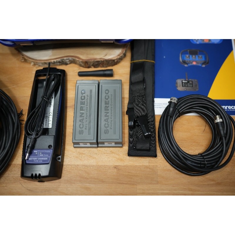 Funksteuerung Scanreco G2B Maxi 8 Funktionen für PWN Parke Olsberg Nordydraulic Have DIN Connectors 12/24 V Truck Crane
