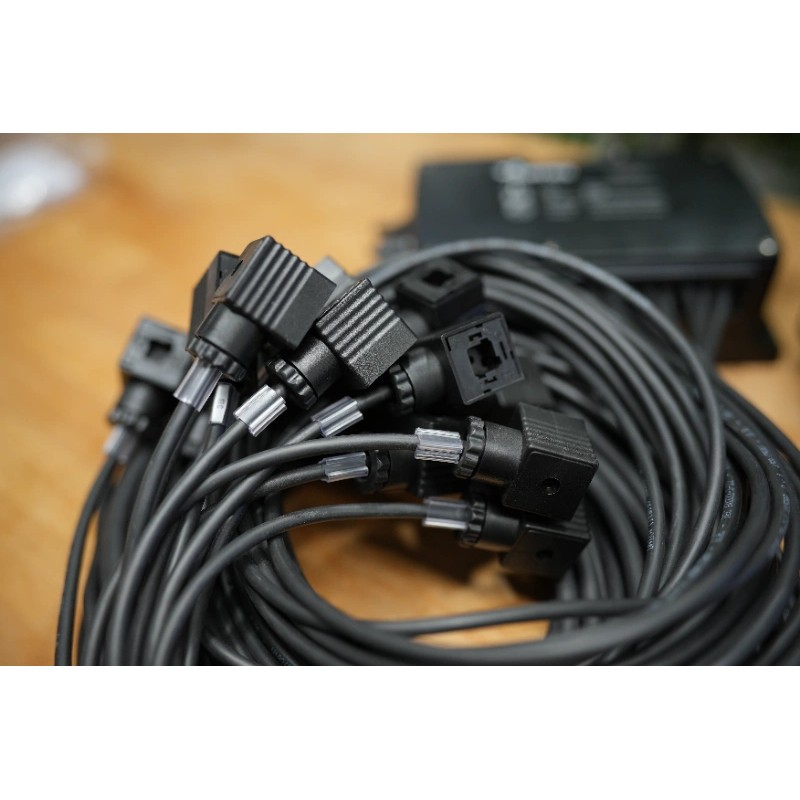 Funksteuerung Scanreco G2B Maxi 8 Funktionen für PWN Parke Olsberg Nordydraulic Have DIN Connectors 12/24 V Truck Crane
